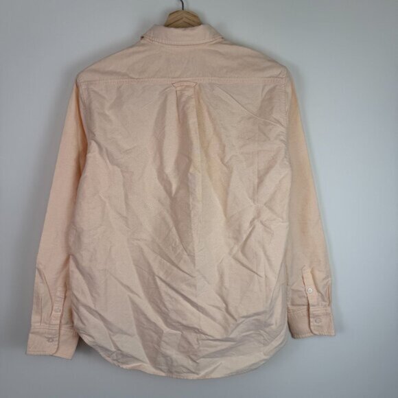 Everlane The Relaxed Oxford Organic Cotton Button Down Shirt Apricot Orange 8 - Picture 3 of 6